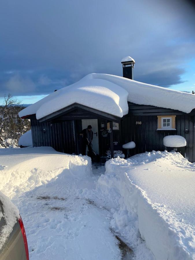 Cabin In The Mountain, Outstanding View & Solar Energy Vollen Екстериор снимка
