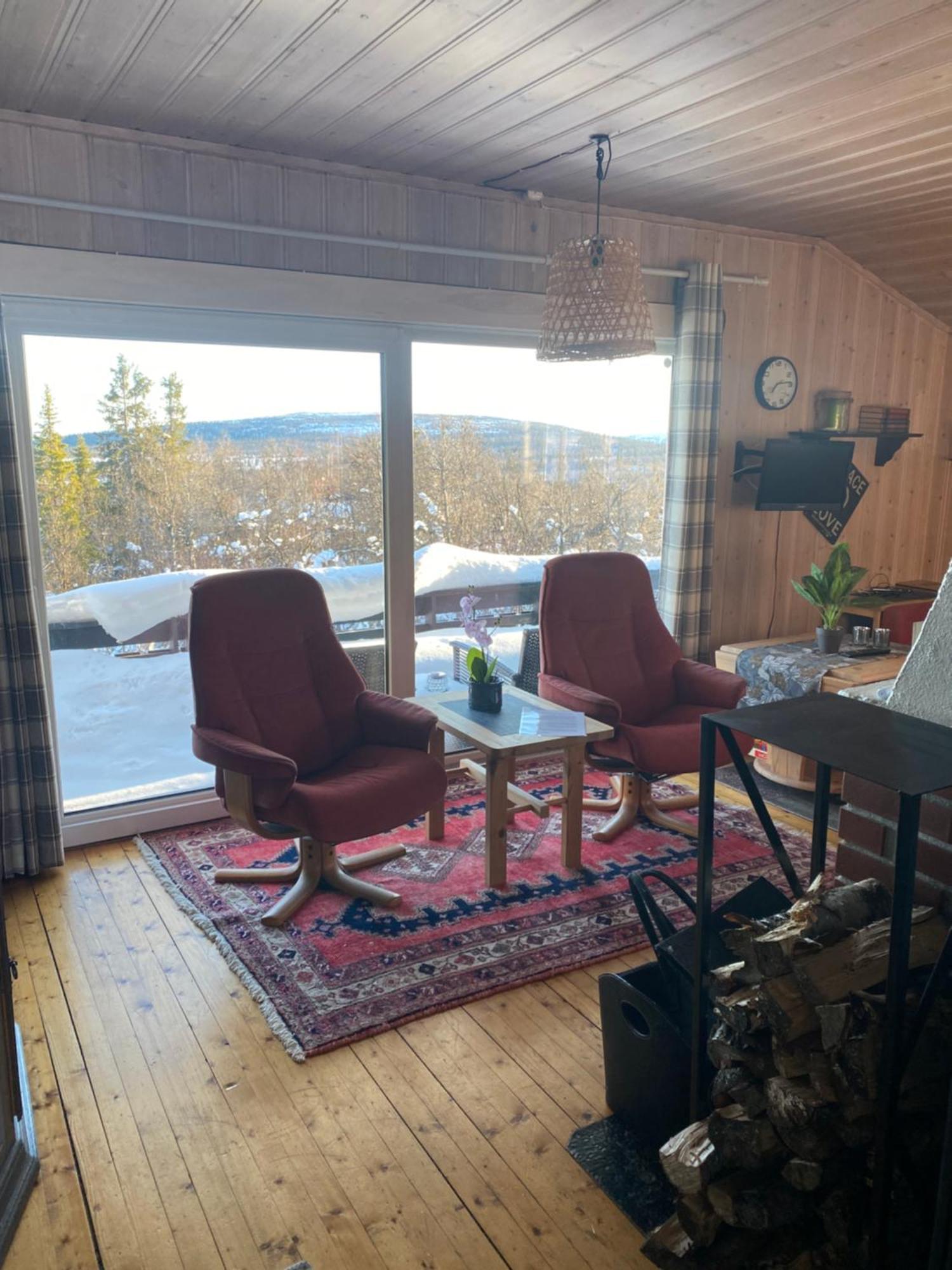 Cabin In The Mountain, Outstanding View & Solar Energy Vollen Екстериор снимка